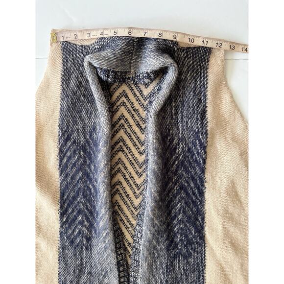 Anthropologie Sleeping On Snow Mabli Wool Blend Vest Cardigan Women XS/S Cream - Picture 5 of 8